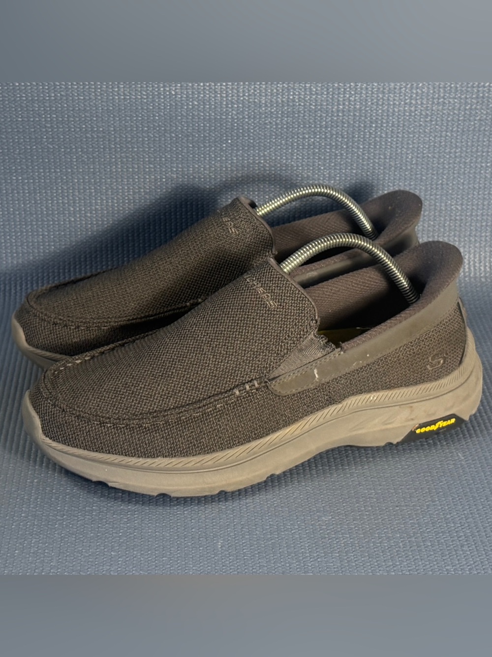 Skechers Hands Free Slip-ins Pollard Wilfred Gray Shoes Men Size 9.5 Extra Wide